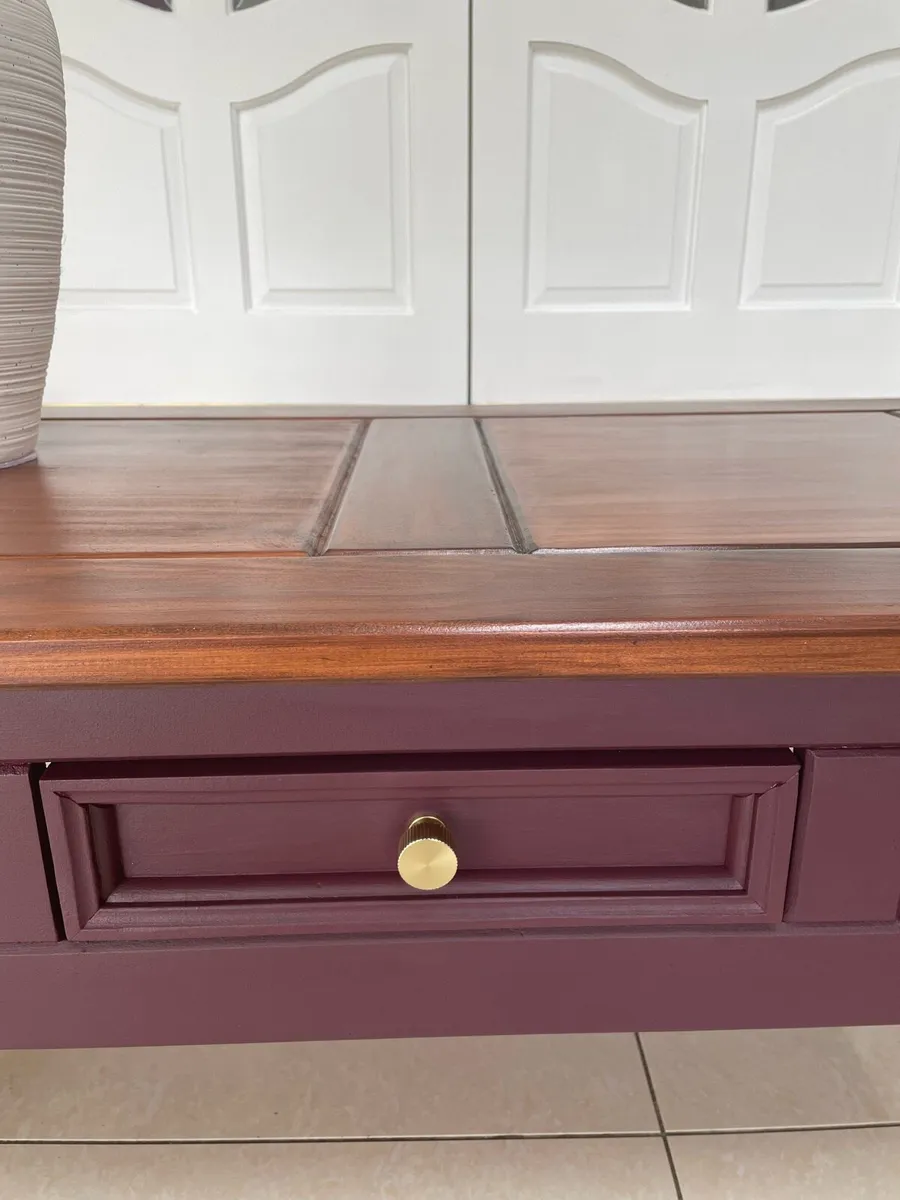Solid wood coffee table - Image 4