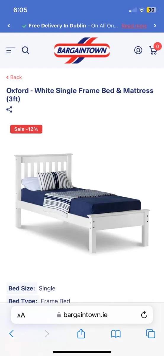 Brand new Single bed