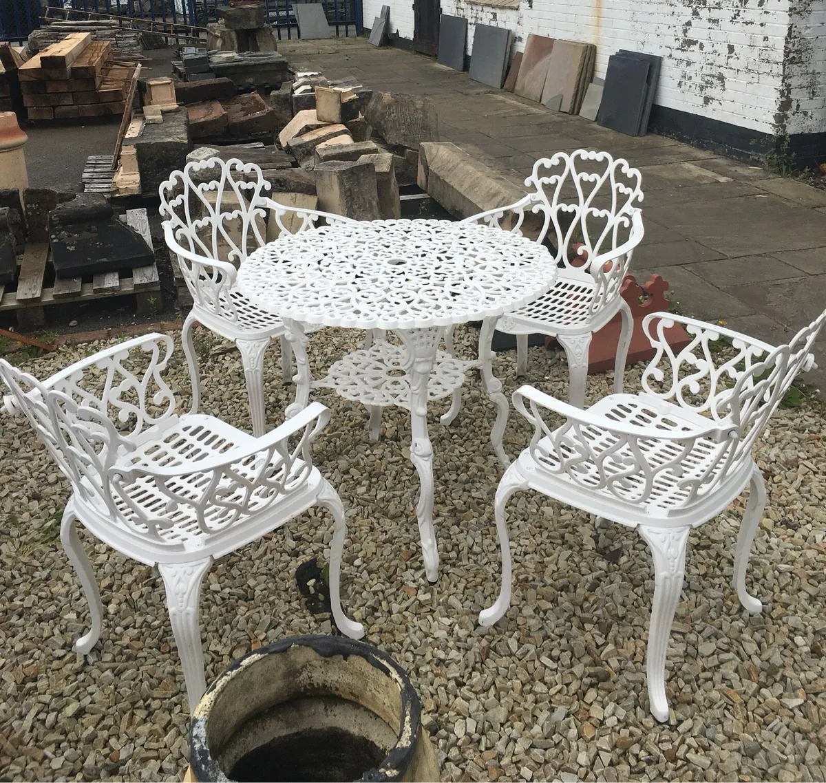 Patio Set with 4 Chairs - Image 1