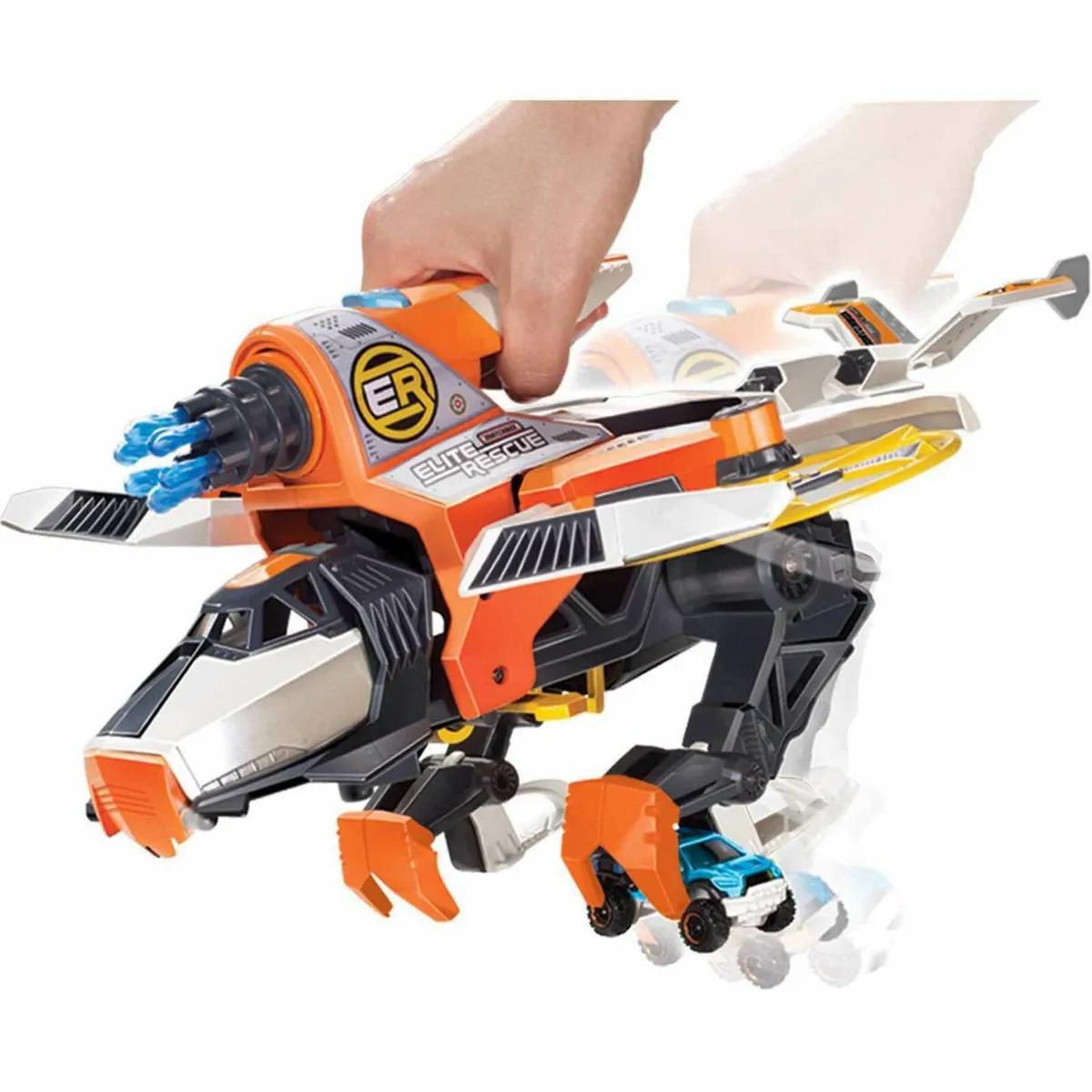 Matchbox Strike rescue chopper helicopter dart car - Image 1