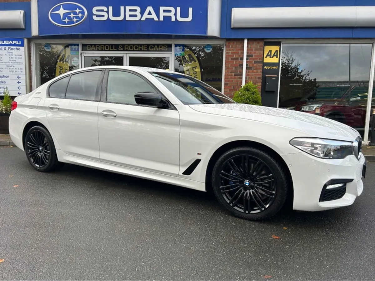 BMW 5 Series Alpine White 530e Hybrid M-sport Pro - Image 1