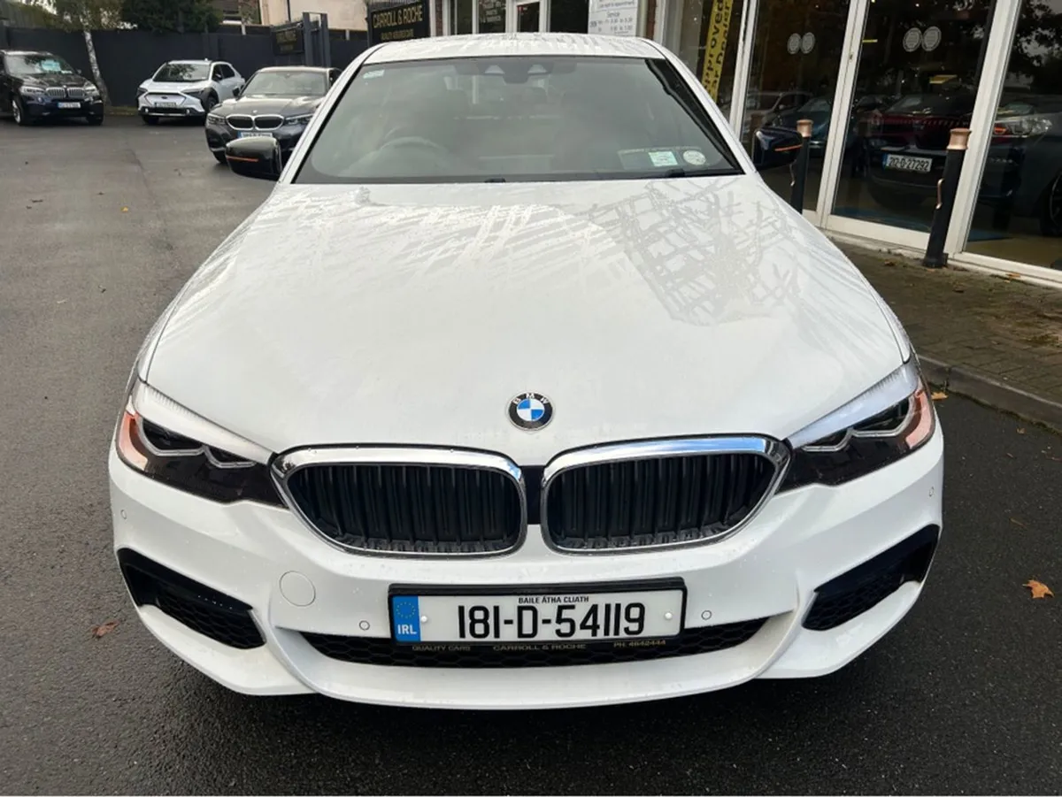 BMW 5 Series Alpine White 530e Hybrid M-sport Pro - Image 4