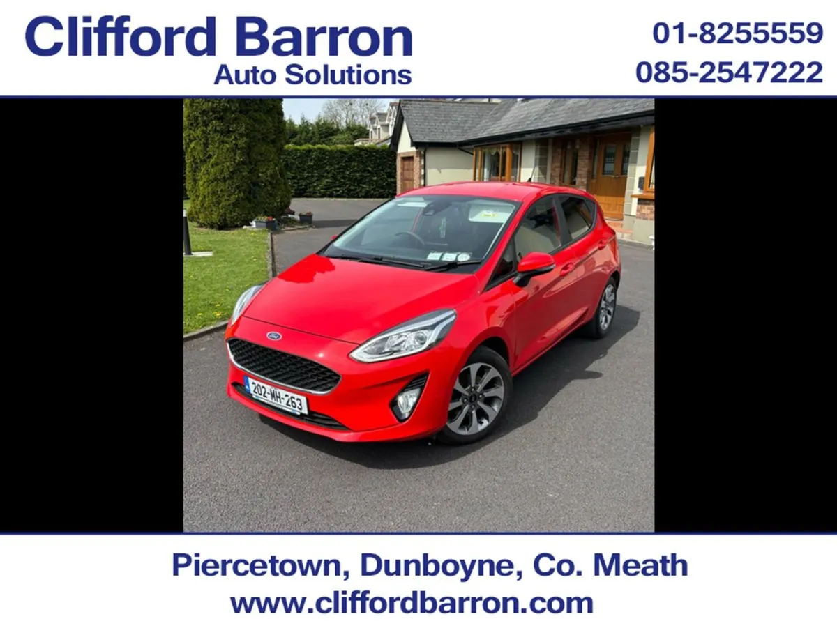 Ford Fiesta Zetec 1.0t 95ps M6 5DR Low Miles - Image 1