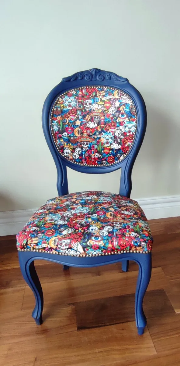 One-of-a-Kind Bespoke Chair – Bold, Colorful, and - Image 2