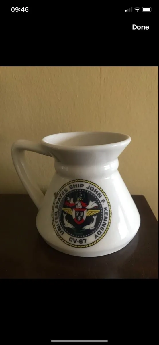 Vintage J.F.K .Ship Coffee Mug - Image 2