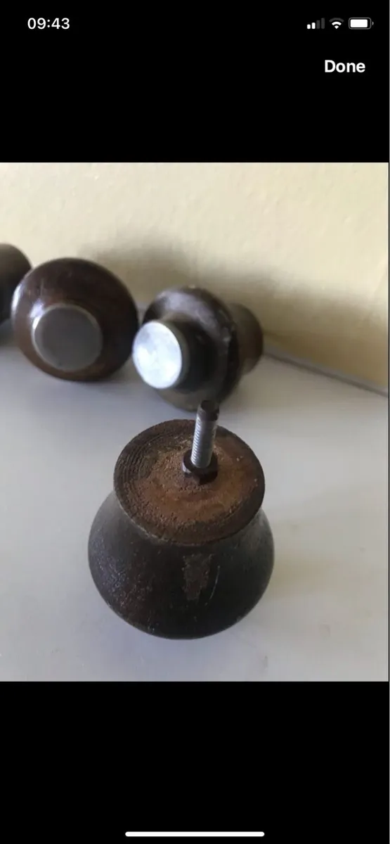 Vintage Timber Drawer Knobs (4) - Image 3