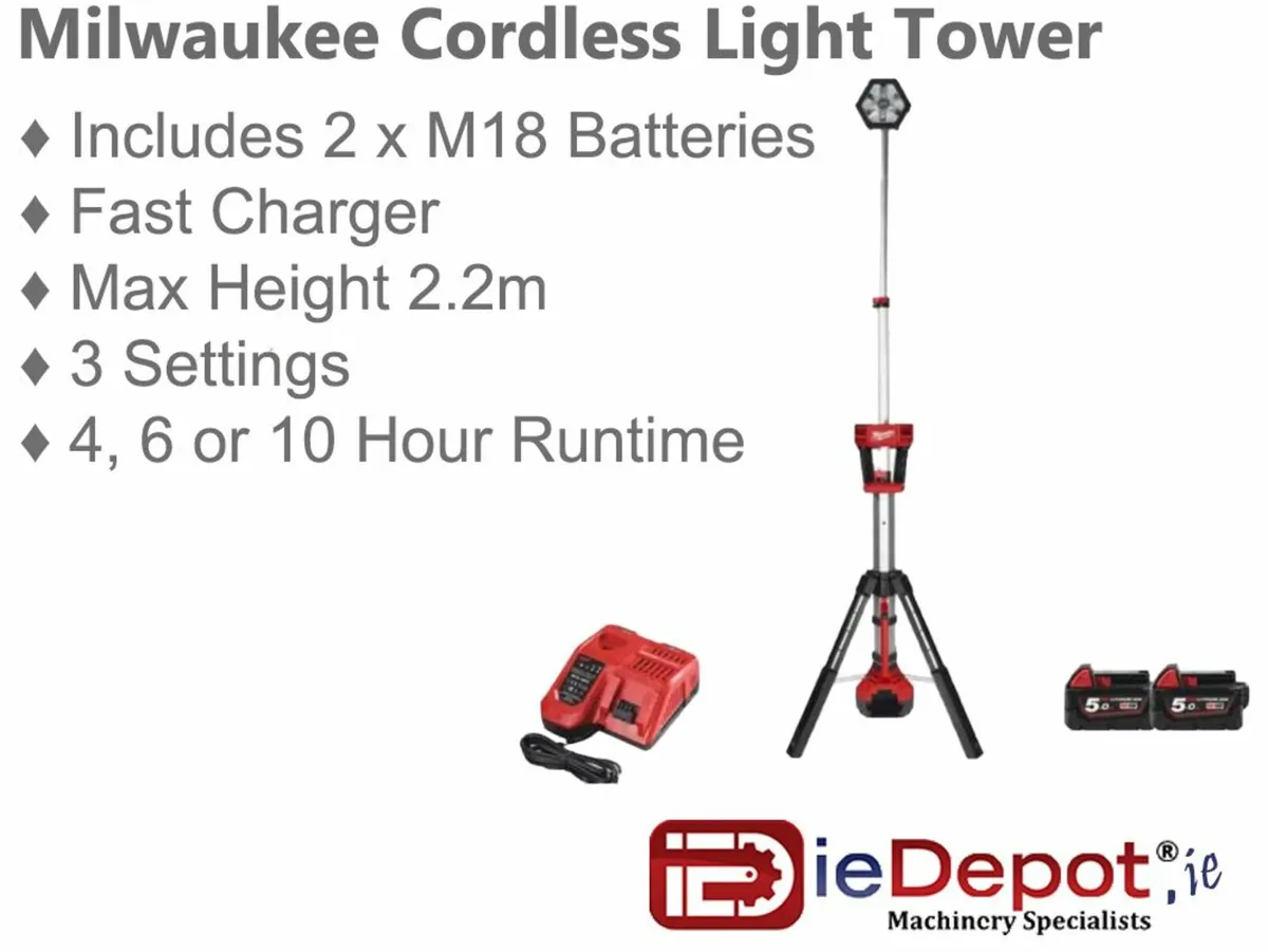 Milwaukee Cordless Site Light