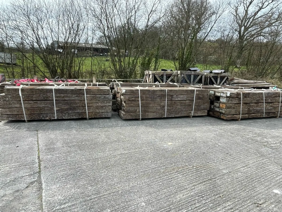 Grade A Oak Railway Sleepers - Image 3