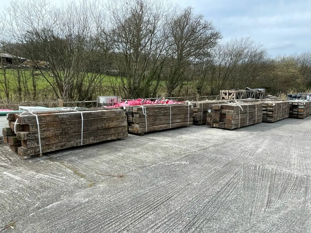 Grade A Oak Railway Sleepers - Image 4