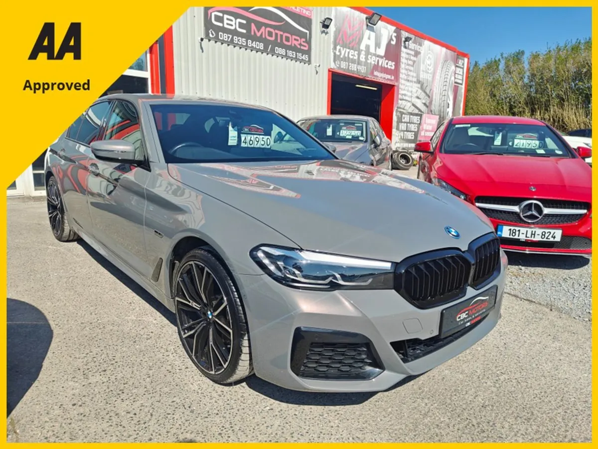 BMW 5 Series 2022 530E M Sport Bernina Grey - Image 1