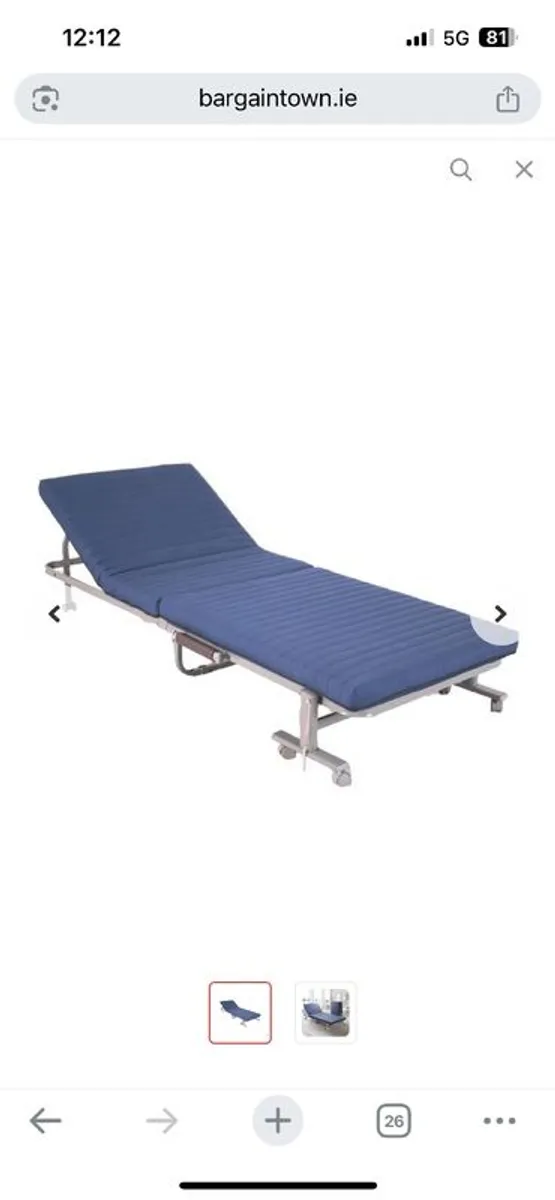 Foldaway guest bed - Image 1
