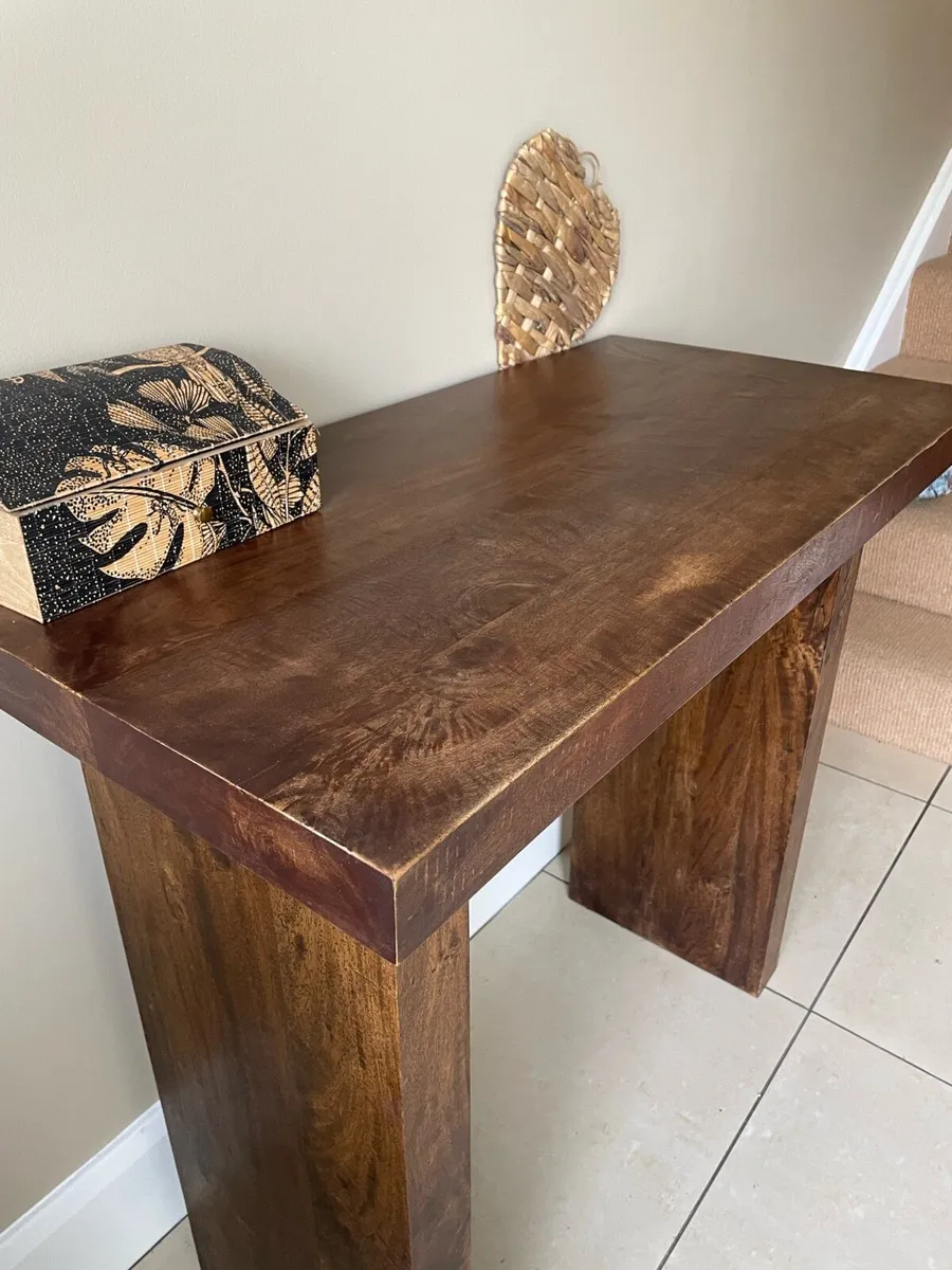Console Table - solid Mango Wood - Image 2