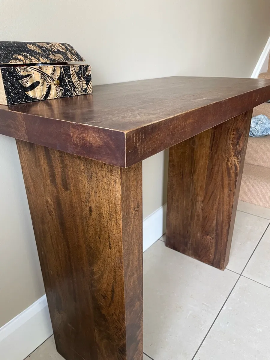 Console Table - solid Mango Wood - Image 3