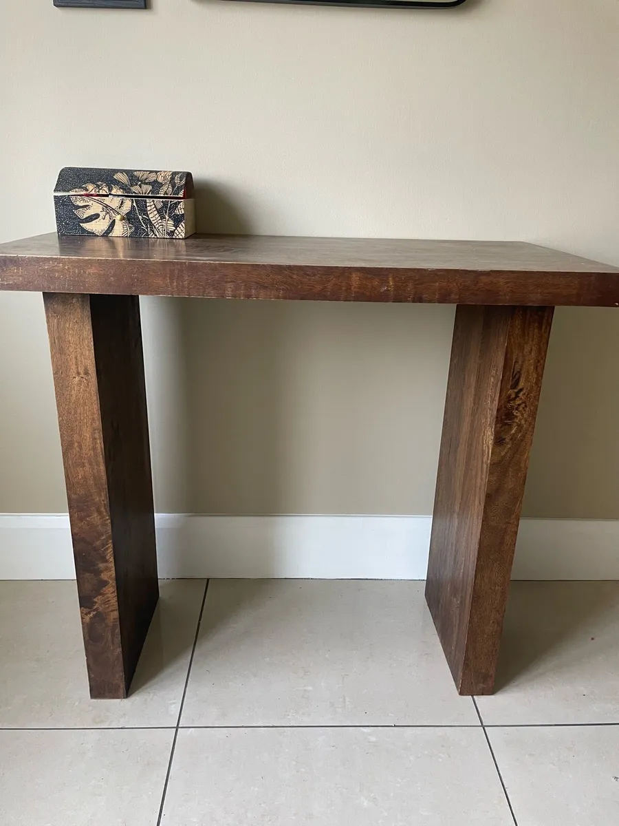 Console Table - solid Mango Wood - Image 4