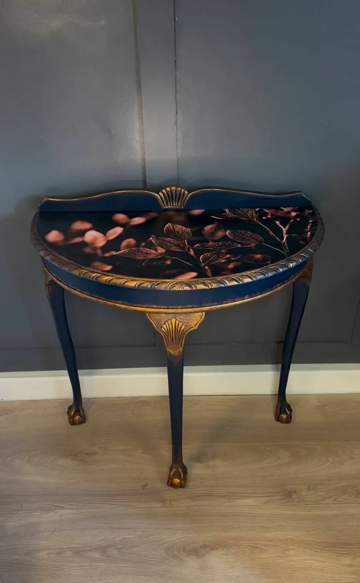 SALE! Golden Elegance Console Table 90x40x75h - Image 3