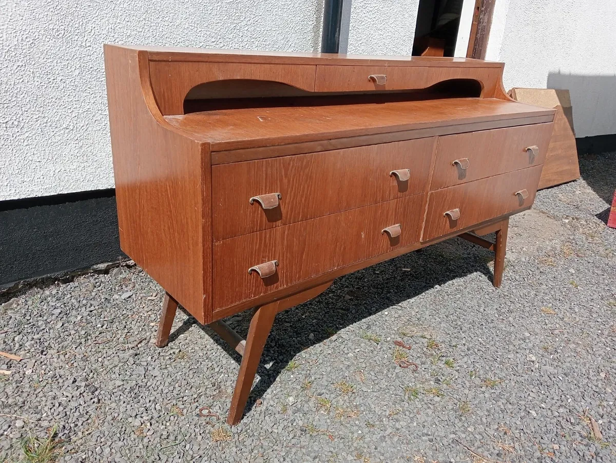 Mid century teak  sideboard x2 - Image 2