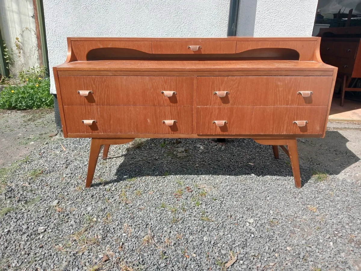 Mid century teak  sideboard x2 - Image 1