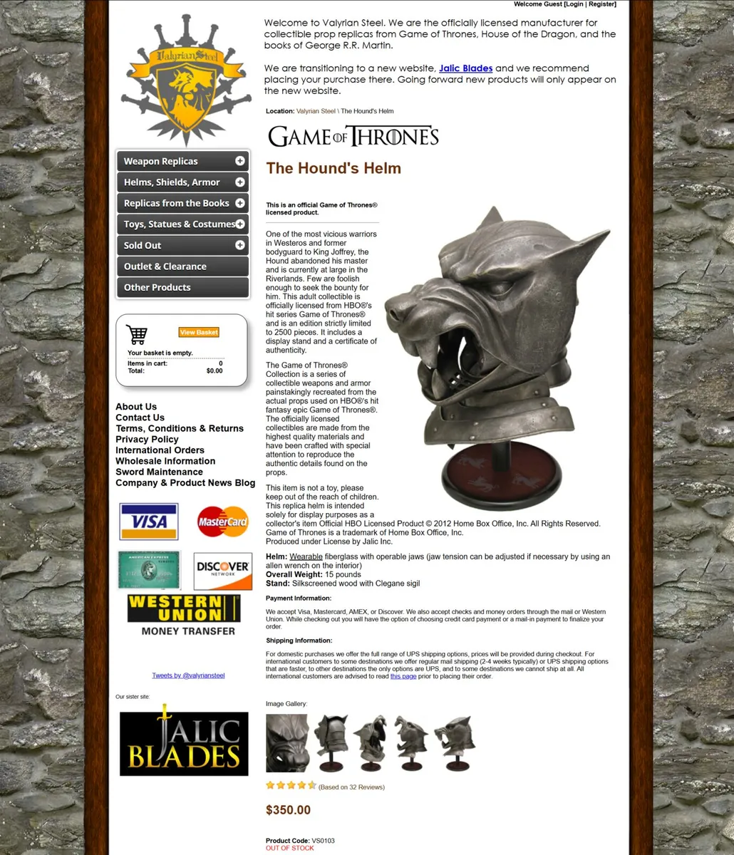 Hound Helm Game of Thrones GoT - Image 4