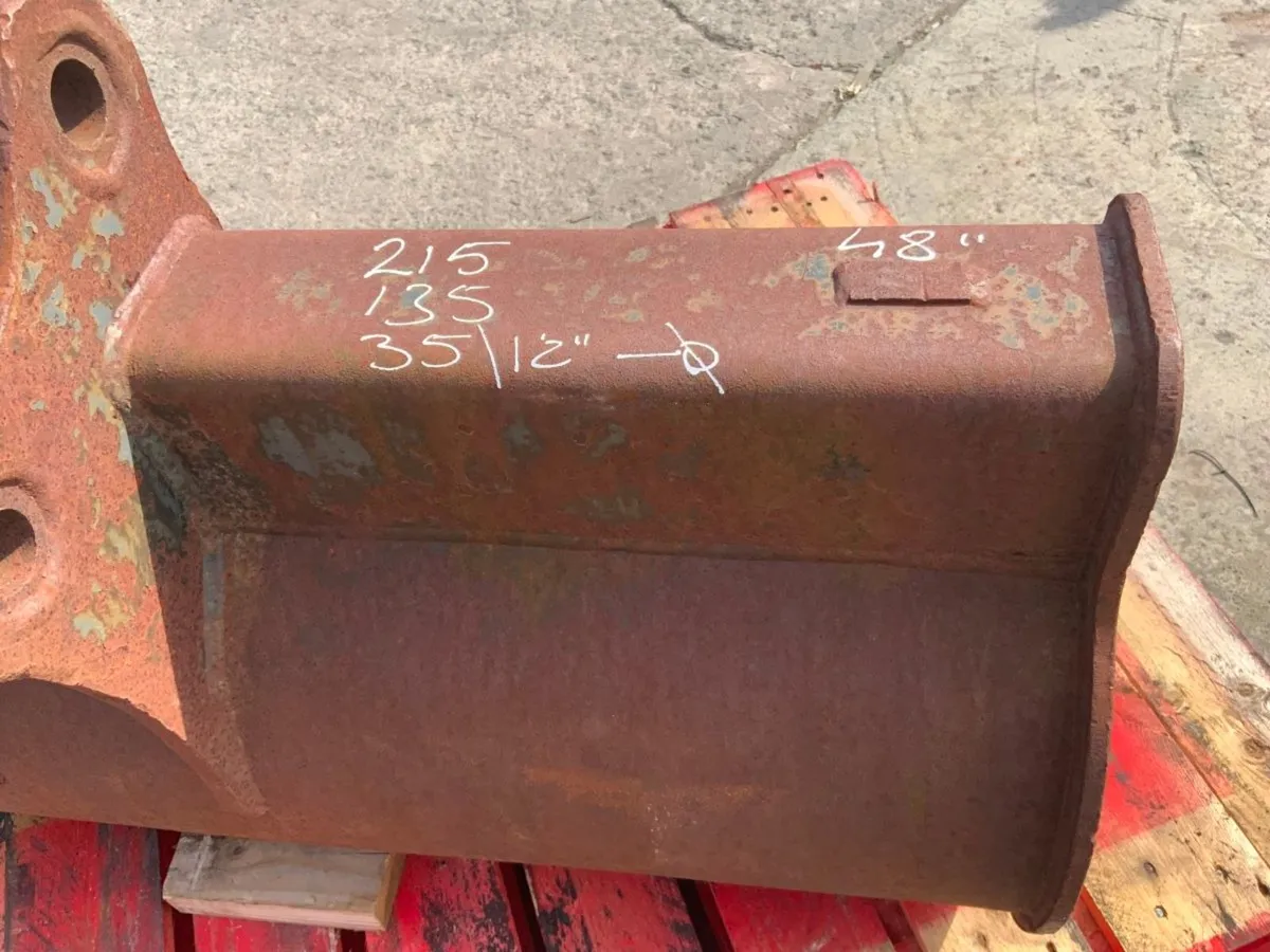 48" GEITH GRADING BUCKET...11/2" PINS.........904 - Image 4