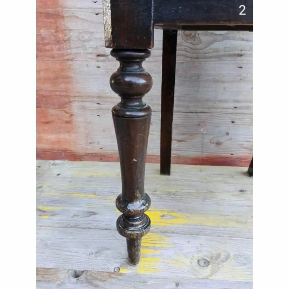 Antique Mahogany Hall Chair – KAS294 - Image 4