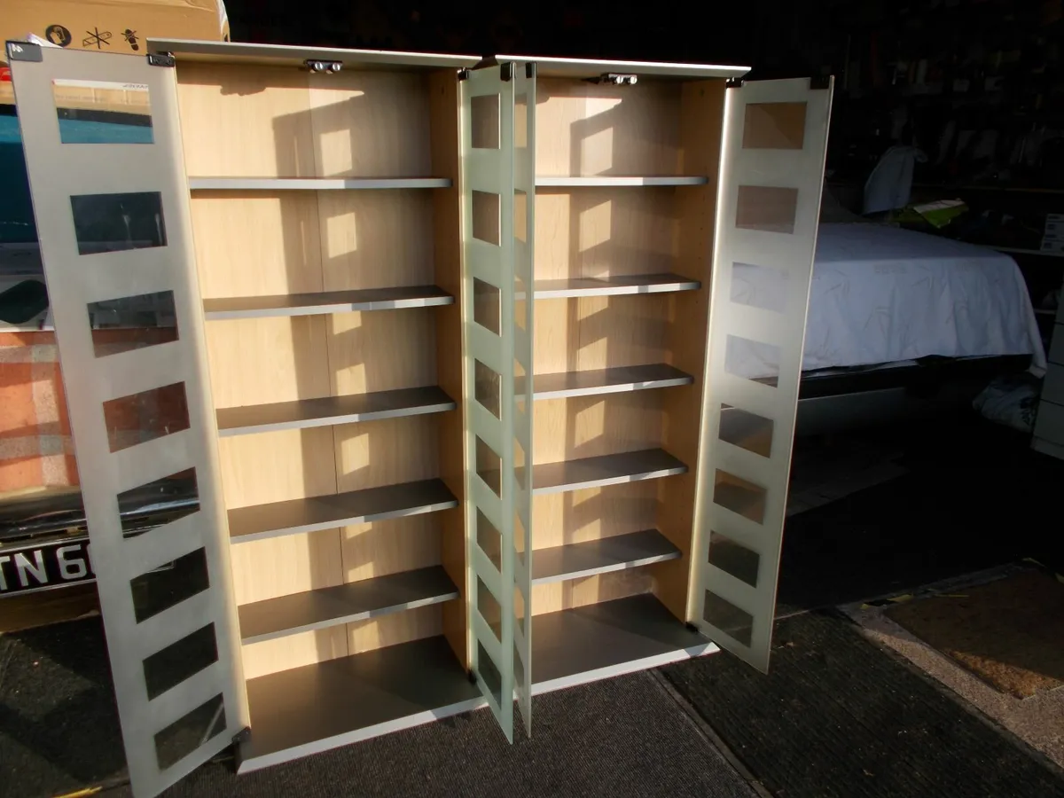Two Music / Video Cabinets for sale - Image 3