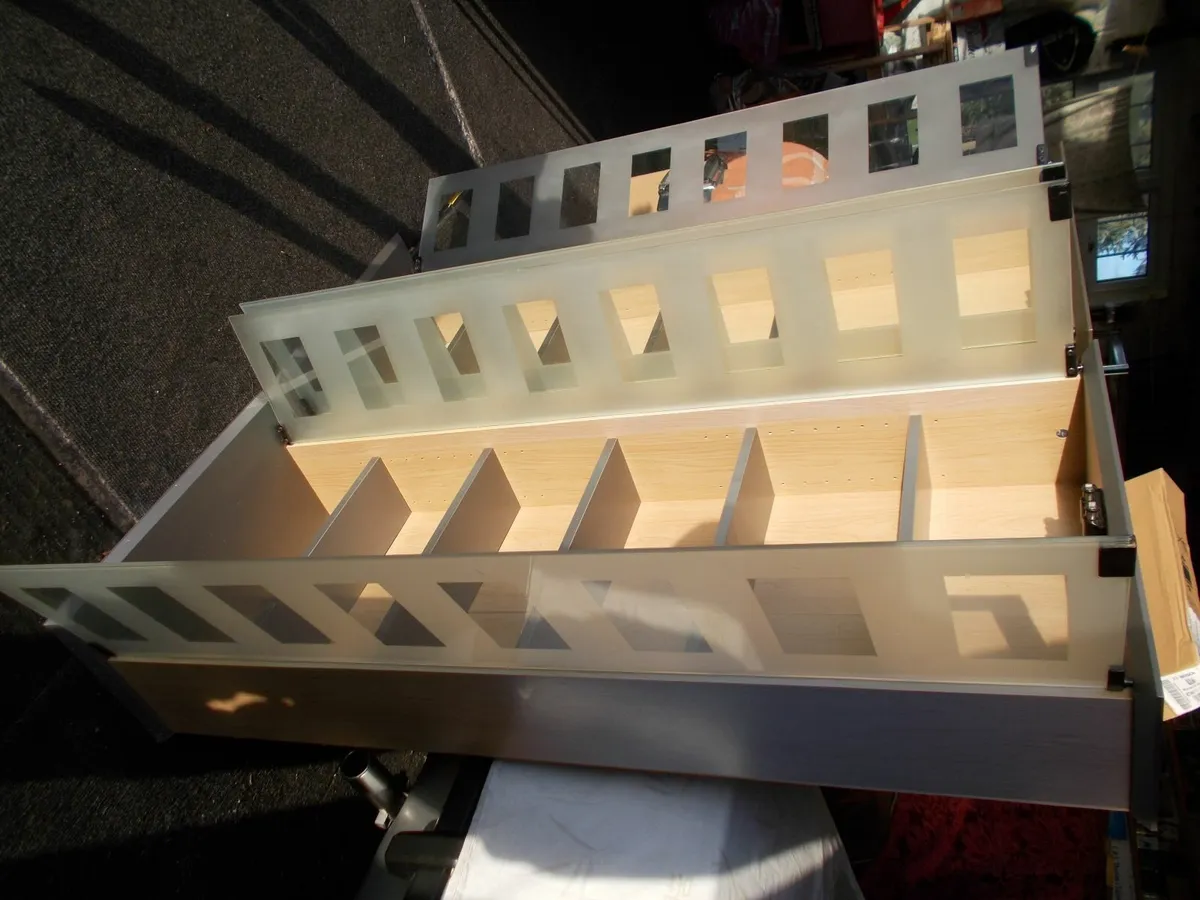 Two Music / Video Cabinets for sale - Image 4