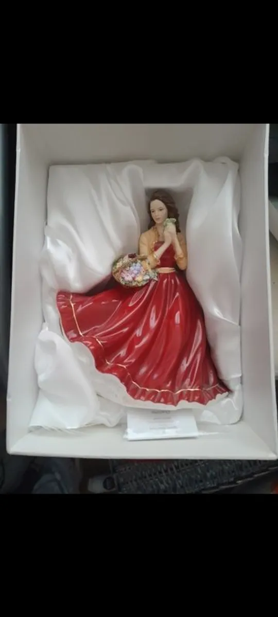 royal doultan charlotte doll, box and card - Image 3