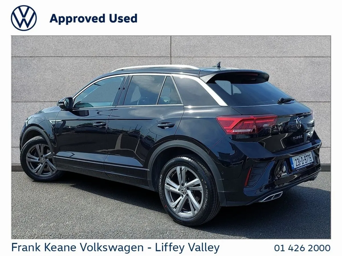 Volkswagen T-Roc R-line Auto 1.5tsi 150BHP  rear - Image 3