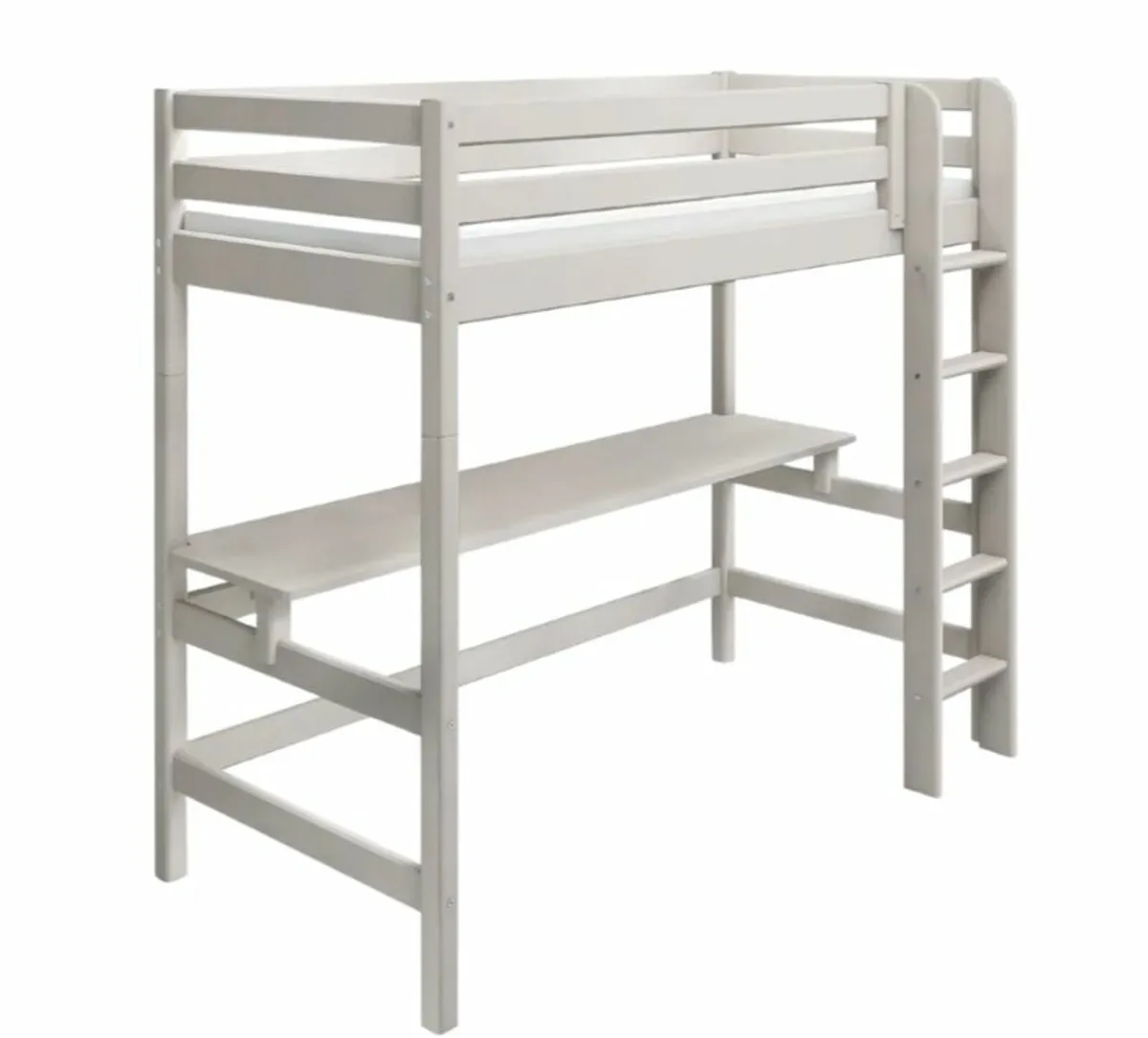 SpaceSaving High bed/Loft bed with Desk & Storage - Image 1