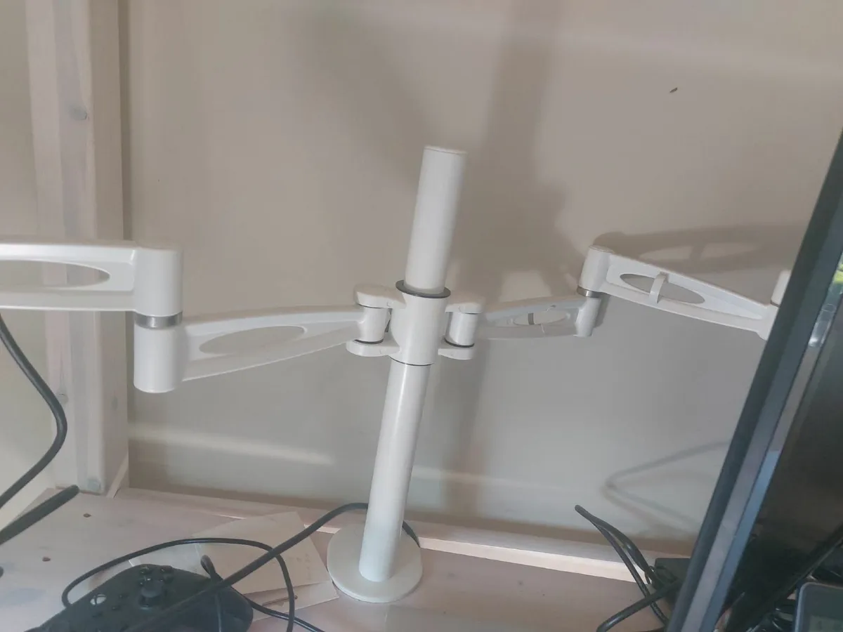 Dual Monitor Arms with BenQ LCD Monitors - Image 1