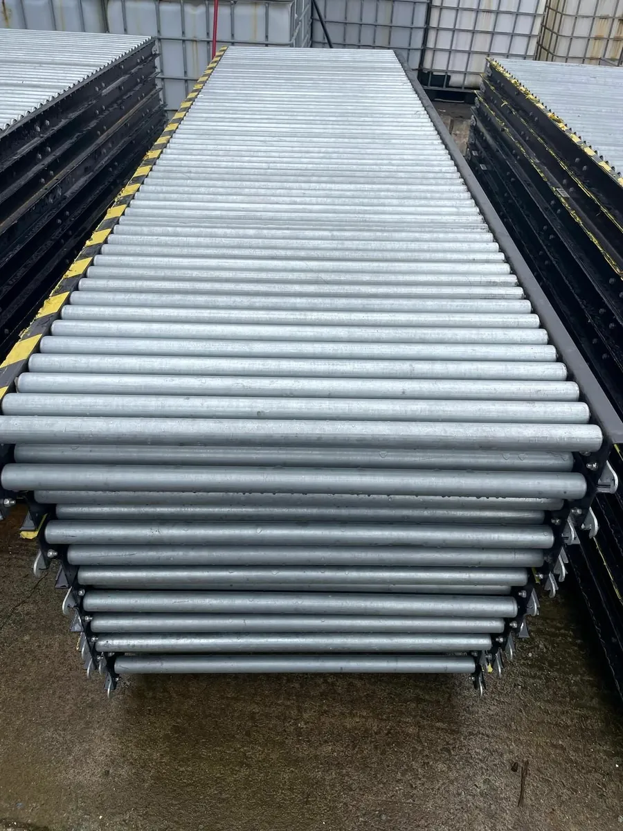 44x Heavy-Duty Roller Conveyor Sections - Image 1