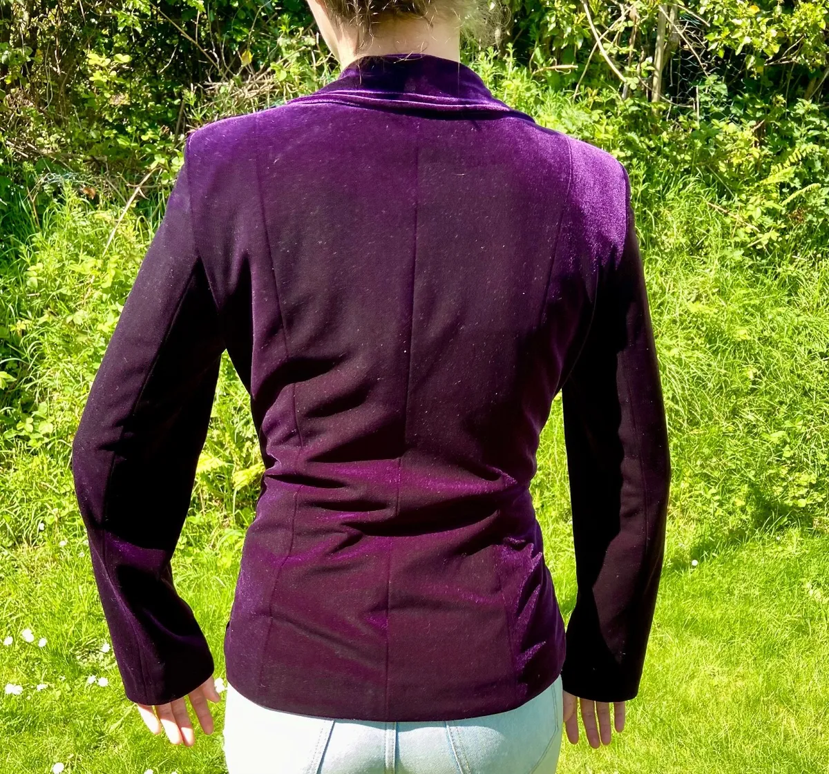 Vintage Velour Milano Blazer - Image 2