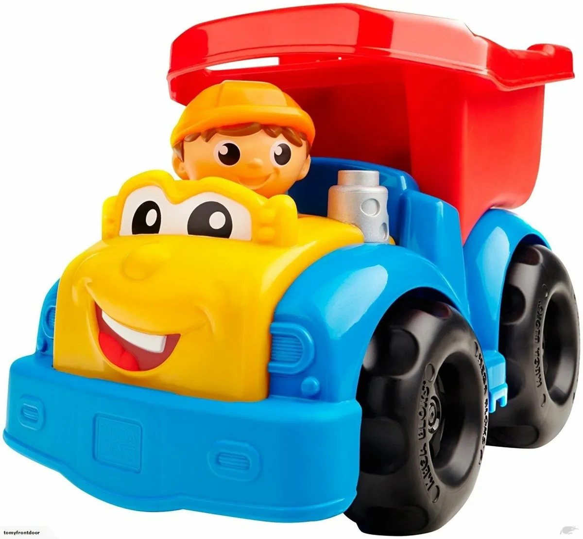 MEGA BLOKS Dylan Dump Truck transporter car sand - Image 3