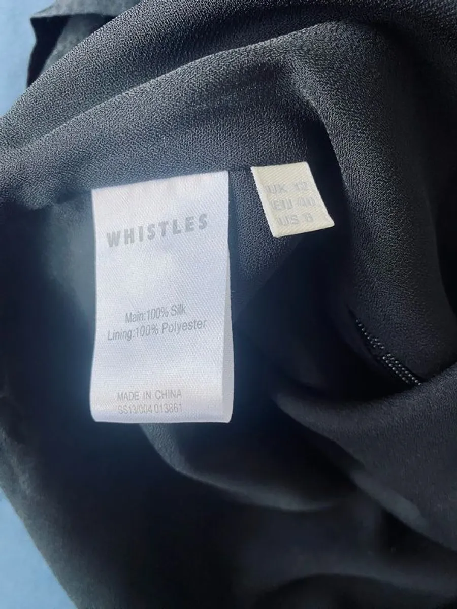Whistles Short Silk Dress - Image 3