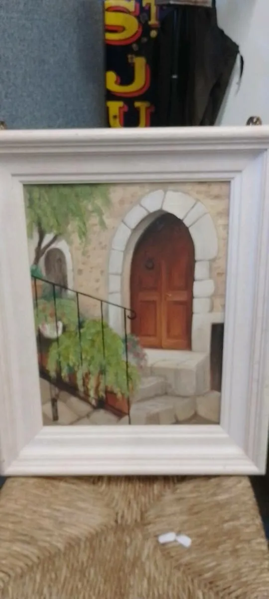 Original John Schwatschke Oil On Canvas - Image 1