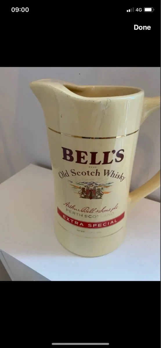 Large Bell’s Scotch Whisky Water Jug - Image 1