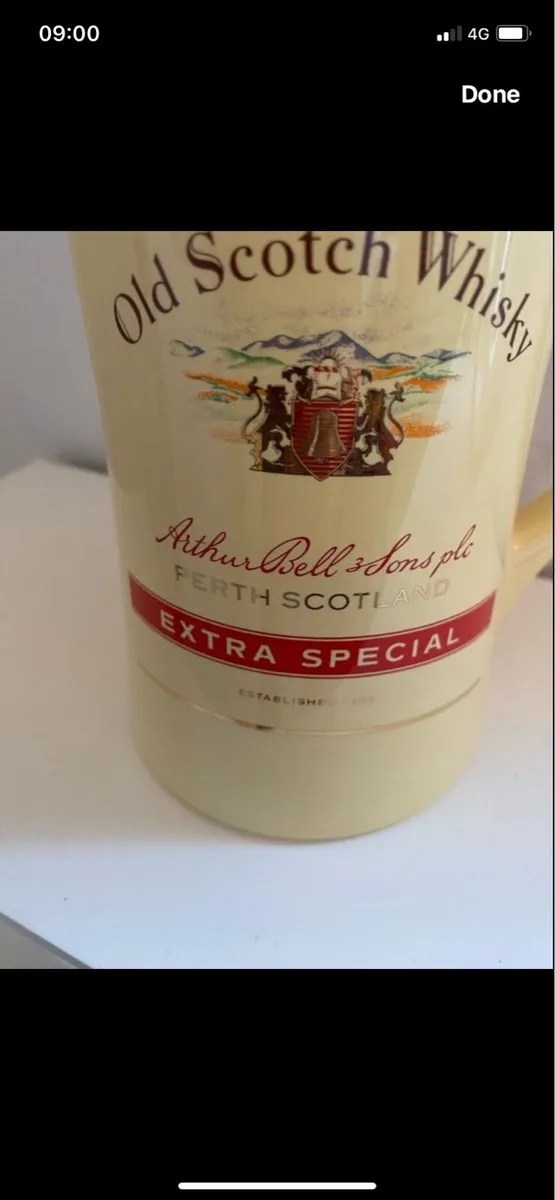 Large Bell’s Scotch Whisky Water Jug - Image 2