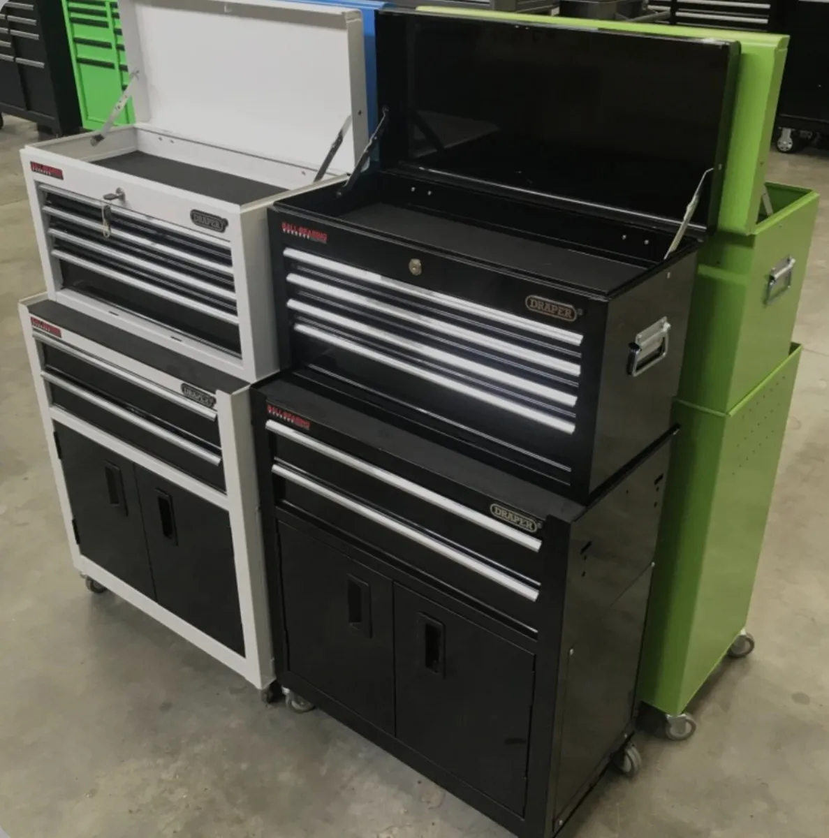 ⚫ Draper Combined Roller Cabinet and Tool Chest ⚫