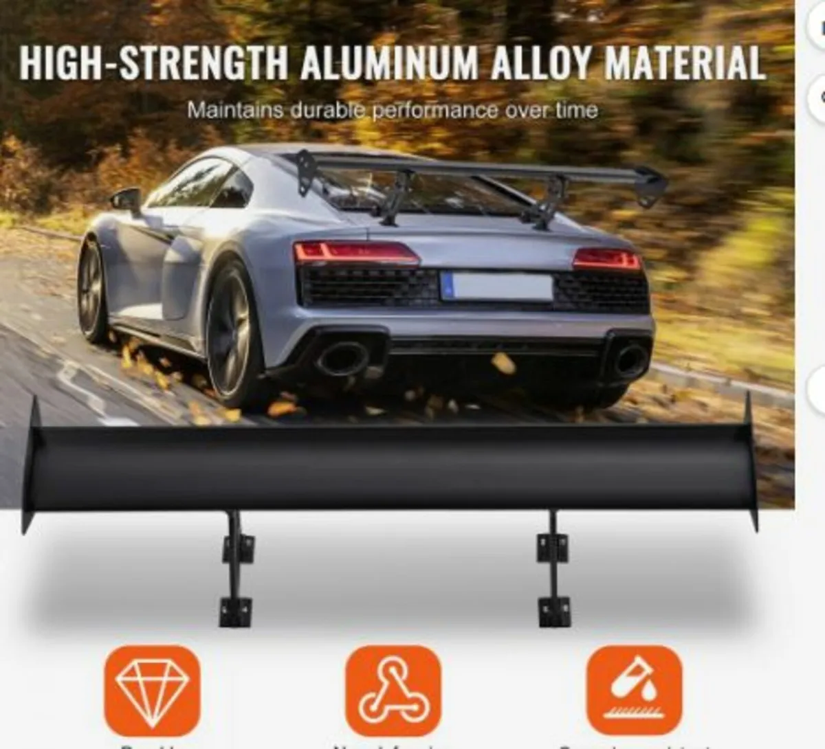 Universal Rear Spoiler GT Style - Image 2