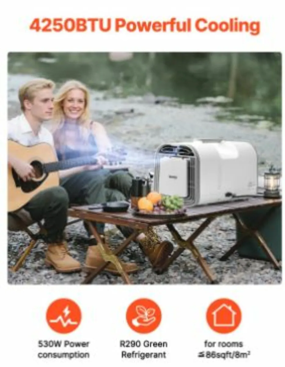 Portable Air Conditioner 4250BTU Tent Air Conditio - Image 2