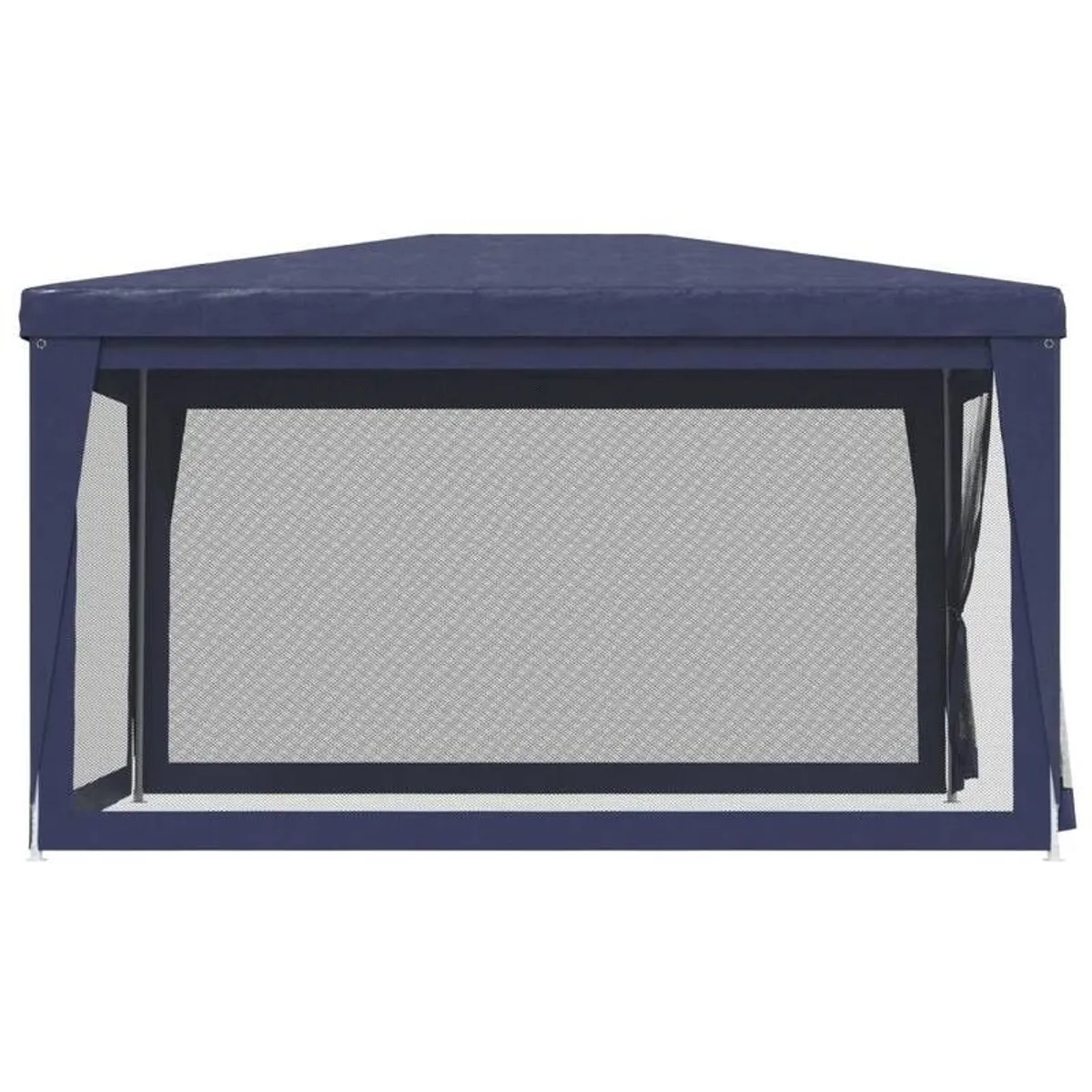 Party Tent with 4 Mesh Sidewalls Blue 3x4 m - Image 4