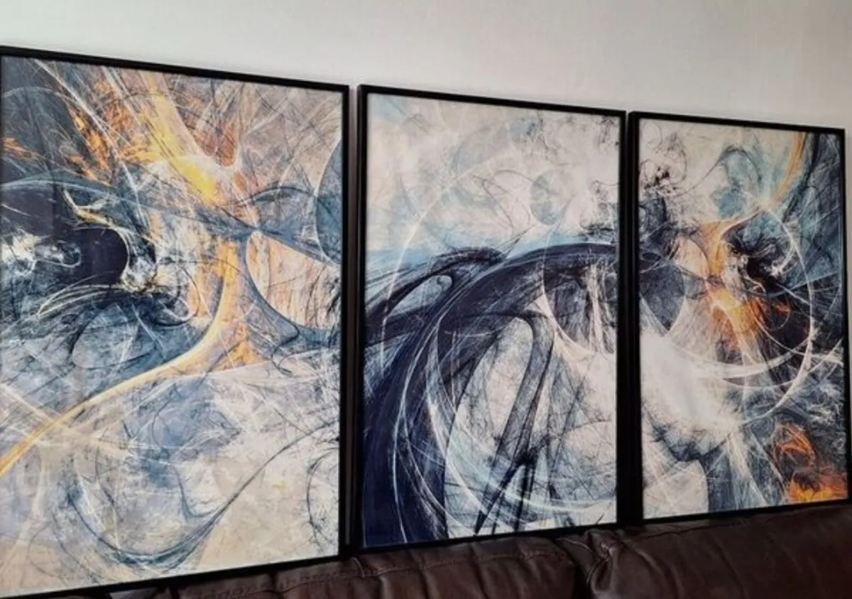 Aluminium Framed Abstract Prints - Image 1