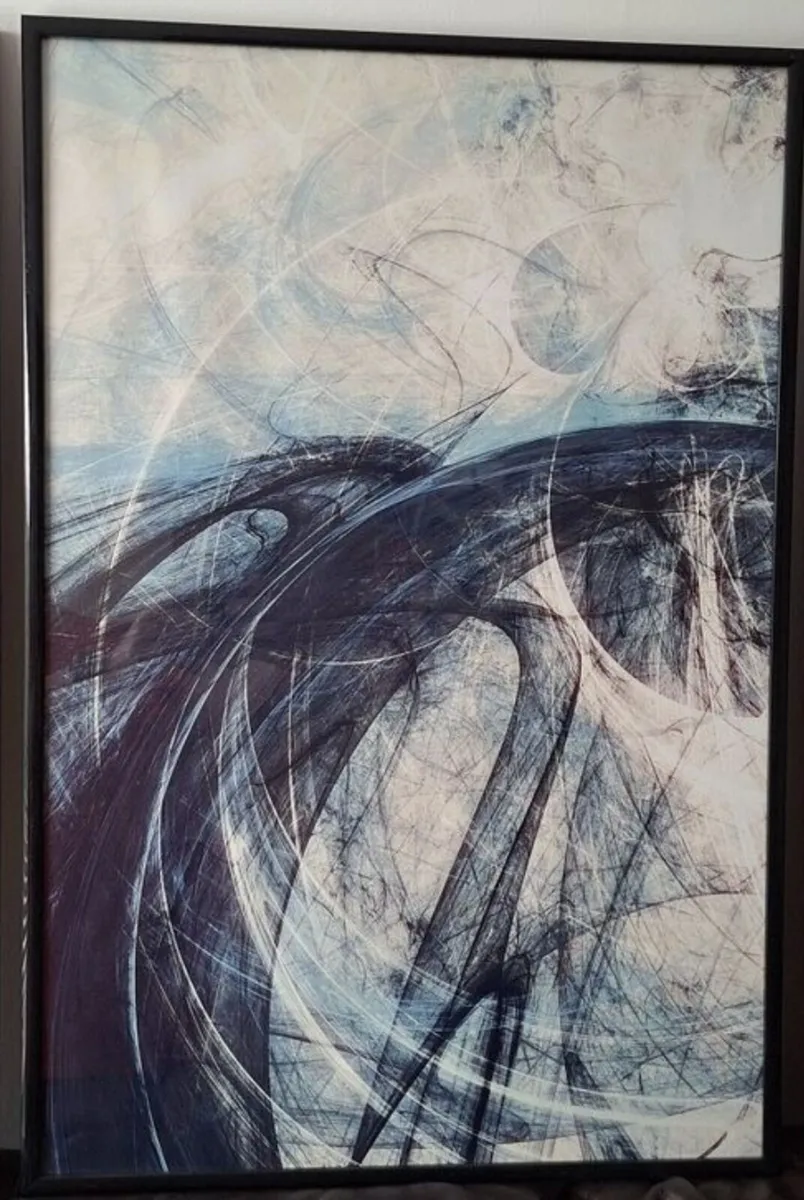 Aluminium Framed Abstract Prints - Image 2