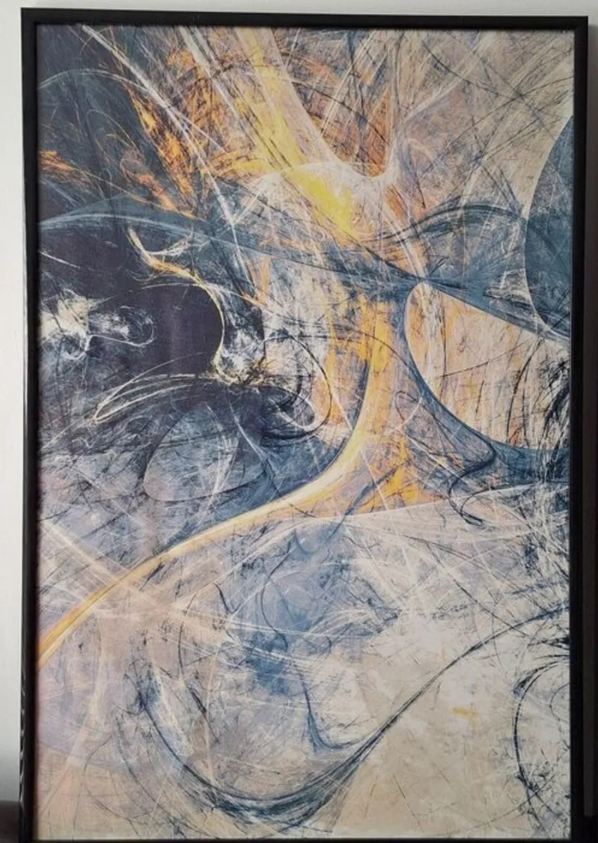 Aluminium Framed Abstract Prints - Image 4