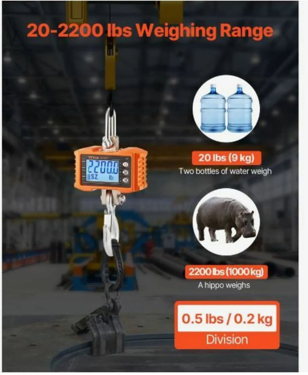 Digital Crane Scale Industrial Hanging Scale - Image 2