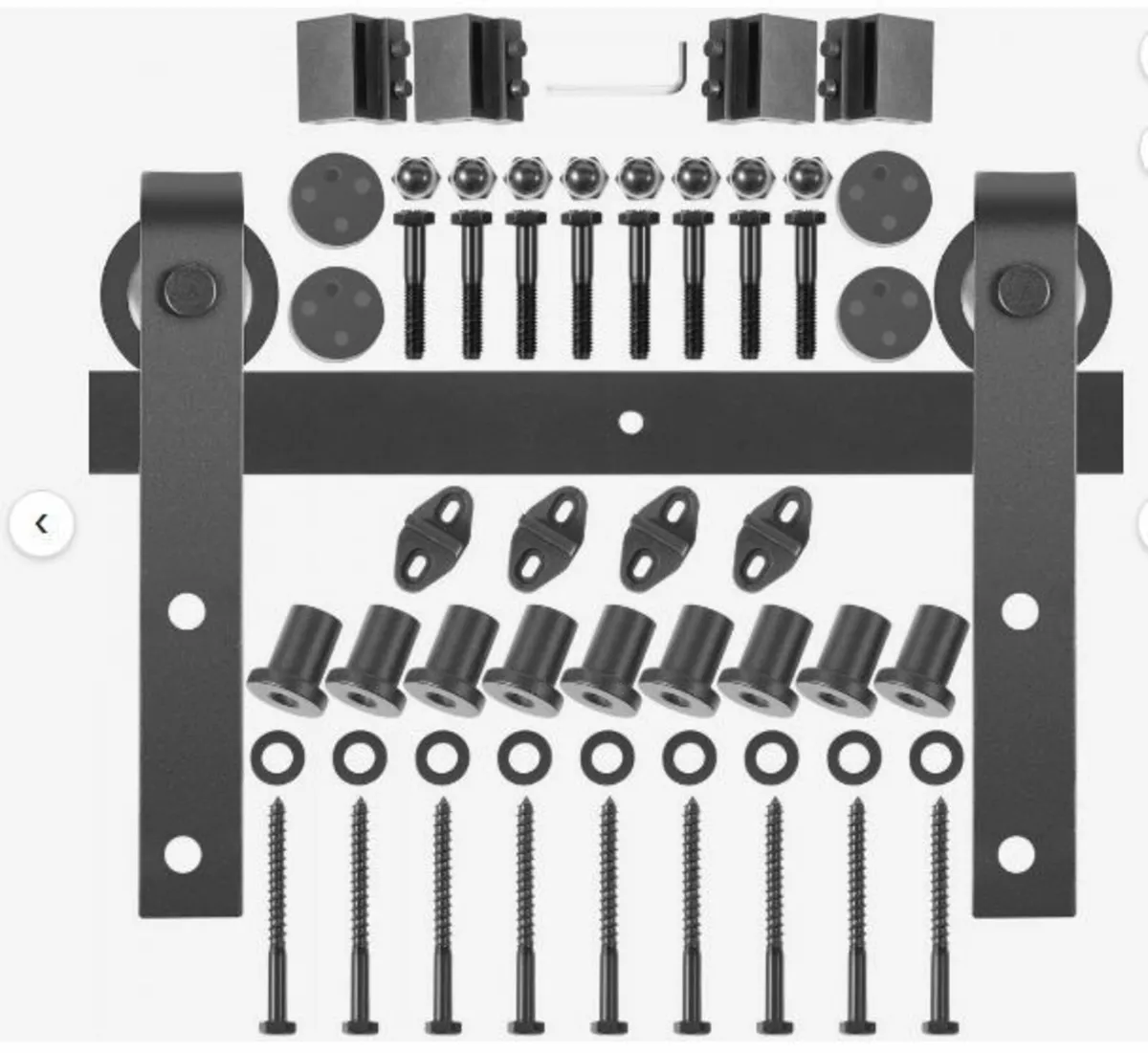 Sliding Barn Door Hardware Kit, 12FT - Image 1