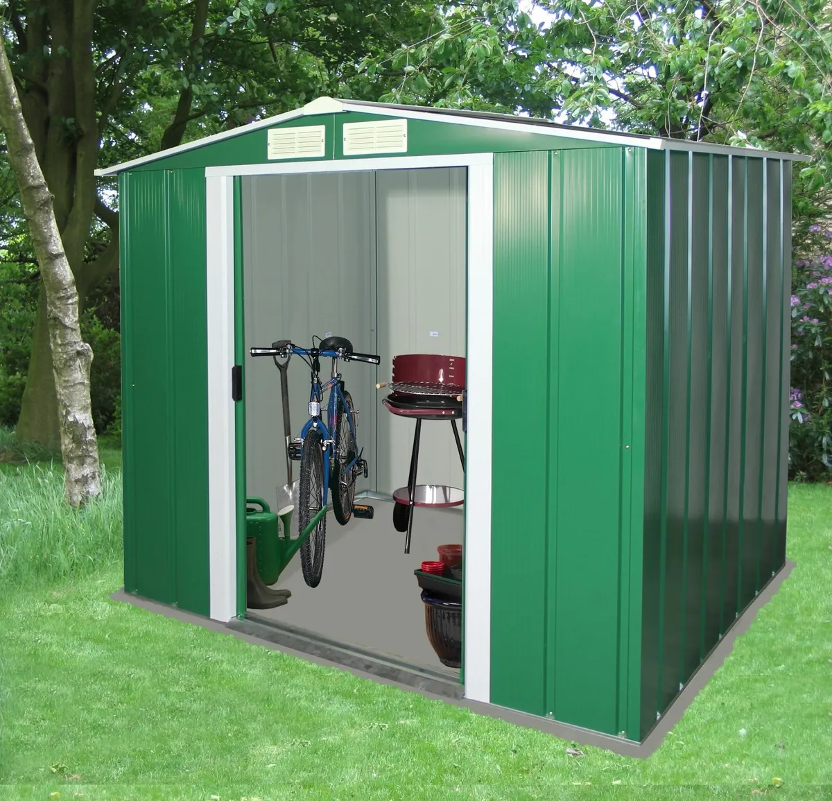 6x6 Steel Garden Sheds Free Delivery - Image 1