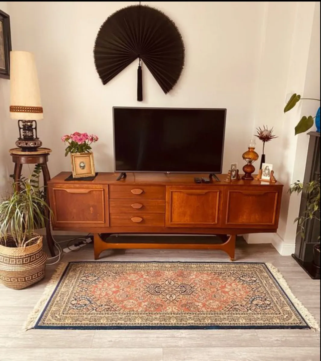 Vintage Wool Rug 188 x 90cm - Image 2