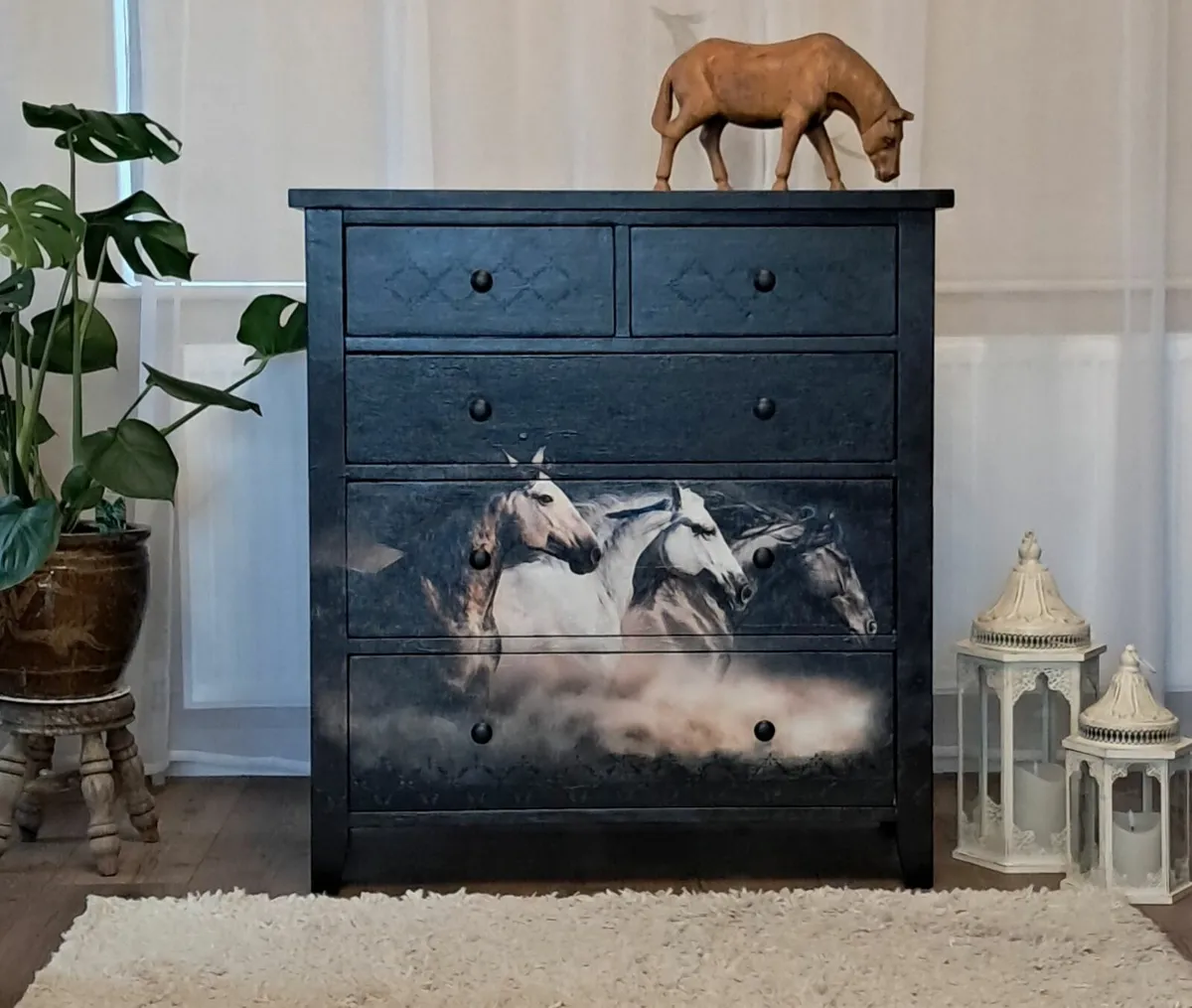 Solid Wood Chest of Drawers - Image 2