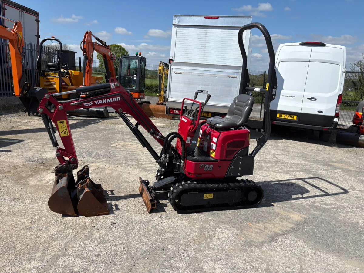 2023 Yanmar sv08 only 300 hours - Image 1